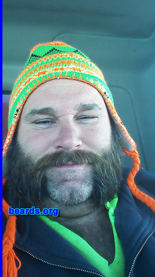 Matt
Bearded since: 2013. I am an experimental beard grower.

Comments:
Why did I grow my beard? Winter.  Something different.

How do I feel about my beard? Like.  Want it longer.
Keywords: mutton_chops