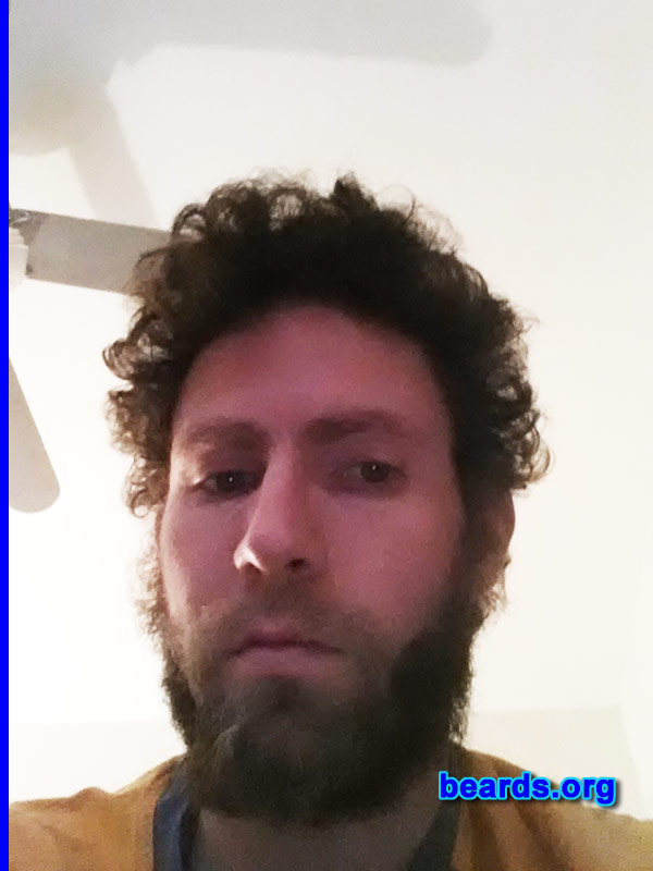 Matthew M.
Bearded since: August 2013. I am an experimental beard grower.

Comments:
Why did I grow my beard? Warmth.

How do I feel about my beard? Great.
Keywords: full_beard