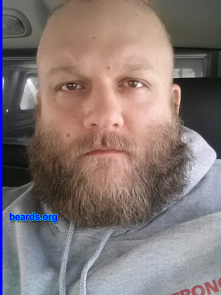Mike
Bearded since: 2013. I am an occasional or seasonal beard grower.

Comments:
Why did I grow my beard?  I grow when it's winter time in Ohio. I start in Novembeard thru Decembeard, Januhairy, Febuhairy, then comes Marchstache.

How do I feel about my beard? Warm.
Keywords: full_beard