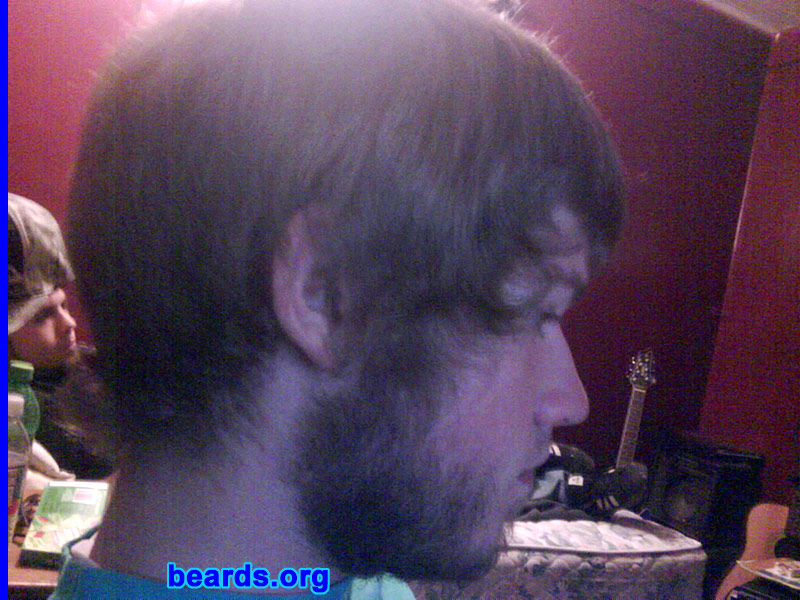 Nick
Bearded since: 2009.  I am an experimental beard grower.

Comments:
I grew my beard as a sign of nonconformity. LOL.

How do I feel about my beard?  It's great. ;)
Keywords: chin_curtain