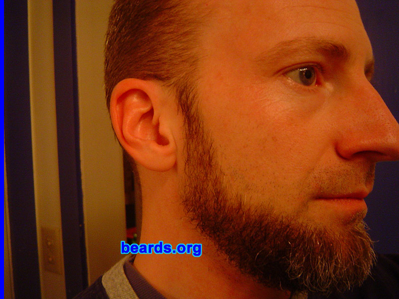 Scott
Bearded since: 2003.  I am a dedicated, permanent beard grower.

Comments:
I grew my beard out of laziness...also decided I didn't want to keep giving money to some greedy razor-making corporation...

How do I feel about my beard?  Love it, never shave again. I like the statement, I'm not one of those clean-cut guys in a suit...
Keywords: chin_curtain