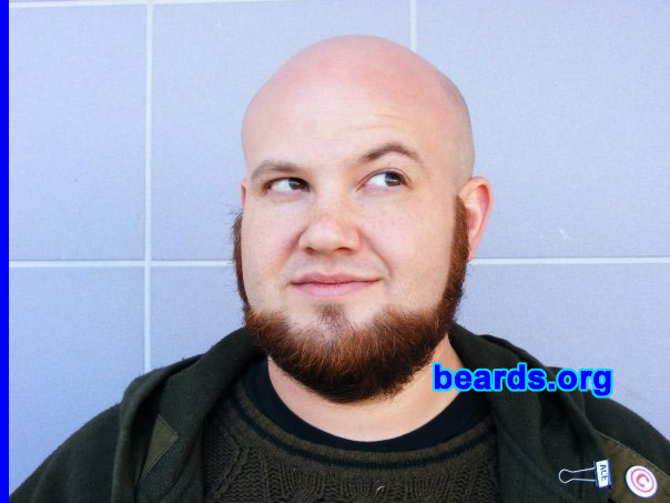Shawn G.
Bearded since: 2000.  I am a dedicated, permanent beard grower.

Comments:
I grew my beard because I like dwarfs.

How do I feel about my beard? It's like a good friend.
Keywords: chin_curtain