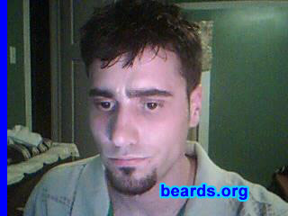 Sam B.
Bearded since: 2003.  I am an occasional or seasonal beard grower.

Comments:
I decided to grow a beard because I look older and gain more compliments about the way I look.  And basically, I just love growing hair on my chin just for the look of it.

How do I feel about my beard? I feel really good about my beard: the color, the style, everything about my beard represents who I am.
Keywords: goatee_only