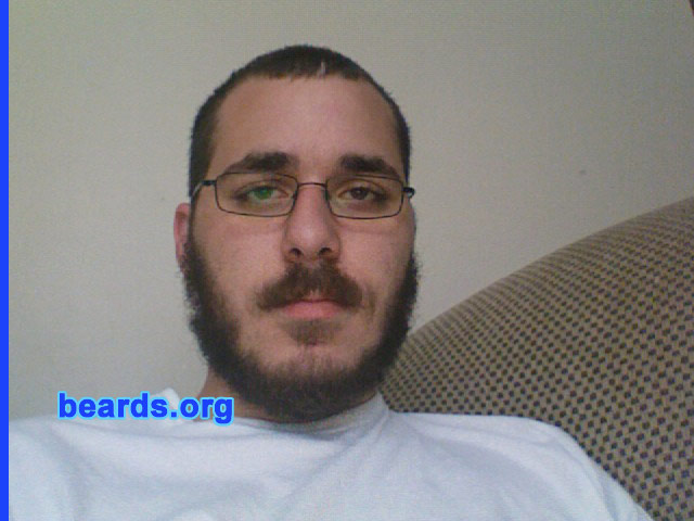 Stephen S.
Bearded since: 2010.  I am a dedicated, permanent beard grower.

Comments:
I grew my beard because I like the look and like the "manliness" aspect of it.

How do I feel about my beard? I love my beard! I am still working on it.  Have only been growing it since April 2010, but I have had facial hair in some form or another for a while.
Keywords: full_beard
