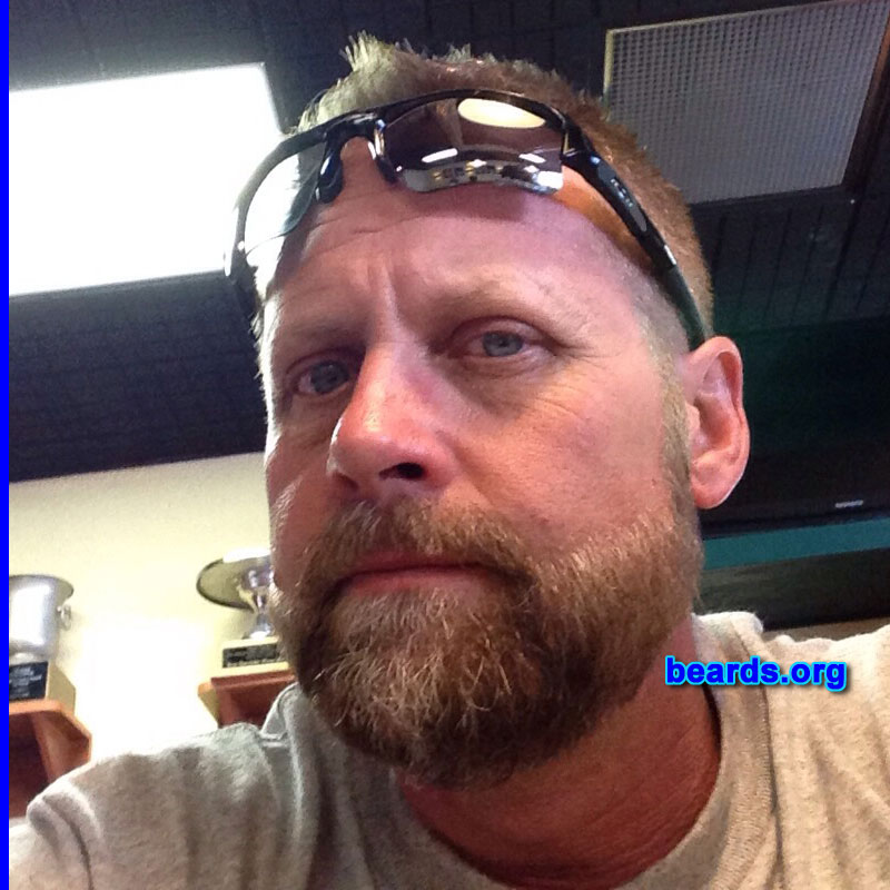 Scott M.
Bearded since: 1986. I am a dedicated, permanent beard grower.

Comments:
Why did I grow my beard? Hate shaving and I look better with one.

How do I feel about my beard?  Love it.
Keywords: full_beard