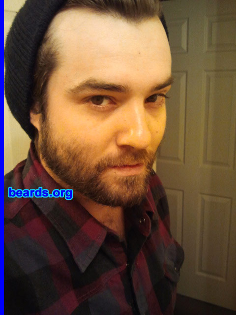 Andrew B.
Bearded since: 2011. I am an occasional or seasonal beard grower.

Comments:
Grew my beard out in 2006 and thought it was a good time to give it a go again. 'Tis the season of the beard after all.

How do I feel about my beard? I feel it is chic yet accessible, rugged yet rich, poignant even.
Keywords: full_beard