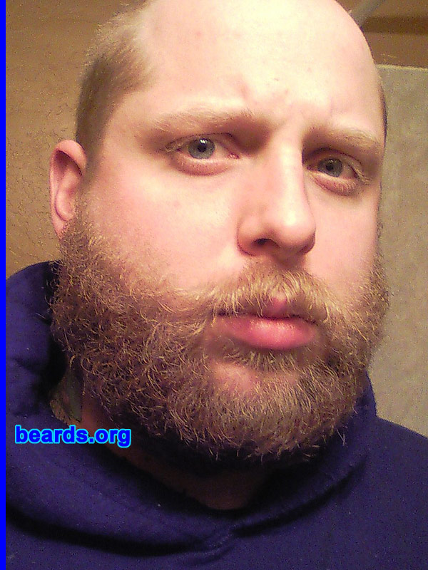 Brandon Helmer
Bearded since: 2000. I am a dedicated, permanent beard grower.

Comments:
Currently I'm growing my beard until my first child is born.

How do I feel about my beard? I love it, especially when it gets longer and the red shows out more.   More pictures are to come.
Keywords: full_beard