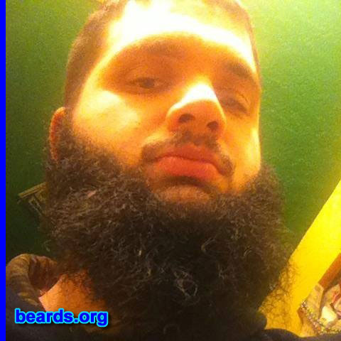 Blake
I am a dedicated, permanent beard grower.

Comments:
Why did I grow my beard? To keep warm and to see how long it would grow! I'm only twenty-three!

How do I feel about my beard? I like it but would like it to fill in a little more!
Keywords: full_beard