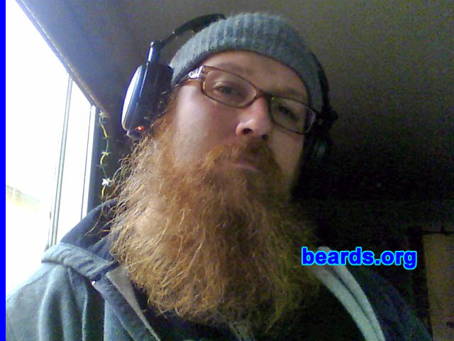 Dustin H.
Bearded since: 2010. I am a dedicated, permanent beard grower.

Comments:
Why did I grow my beard? My wife said I would look better with a beard instead of chops. I started growing and soon formed a local beard team in Roseburg Oregon. We are [url=https://www.facebook.com/groups/sobarmy/]S.O.B (Southern Oregon Beardsmen)[/url] and we are a chapter of Beard Team USA.

How do I feel about my beard? My beard is gnarly.
Keywords: full_beard