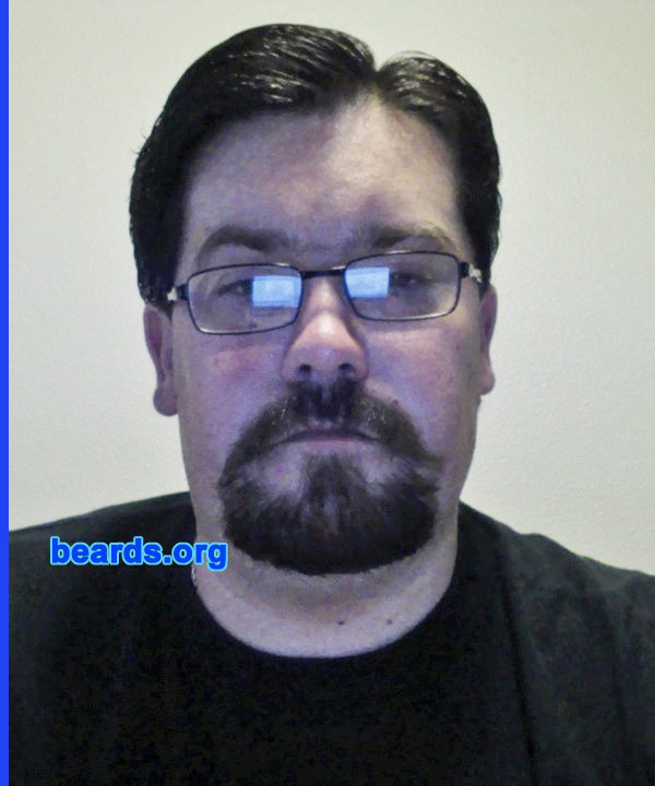 Josh
Bearded since: 2011. I am a dedicated, permanent beard grower.

Comments:
I grew my beard because I love the way it looks.

How do I feel about my beard? I love my facial hair. I would like to grow my mustache longer so that I may wax it like the old west men.
Keywords: goatee_mustache
