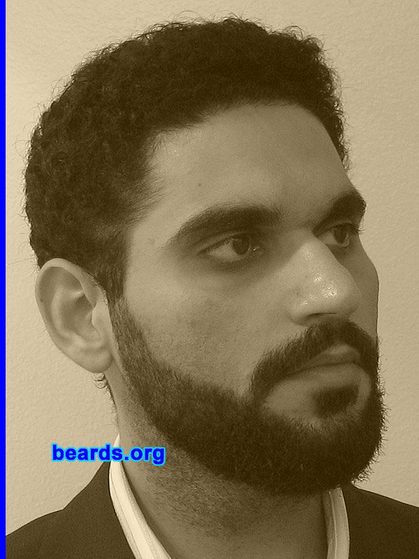 Mazad
Bearded since: 2007.  I am a dedicated, permanent beard grower.

Comments:
I grew my beard to:
-- Look like my father. 
-- Look like a professor and/or PhD (which I am now!).
-- Look different.

How do I feel about my beard? It's a part of who I am.  I love it.
Keywords: full_beard