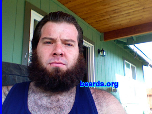 Malachi S.
Bearded since: 2004.  I am a dedicated, permanent beard grower.

Comments:
I grew my beard because I wanted to.  Beards freakin' rock.

How do I feel about my beard?  It is one of the best things that's ever happened to me. I feel like every man should have one.  If they do not have one, then they are not a real man.
Keywords: chin_curtain