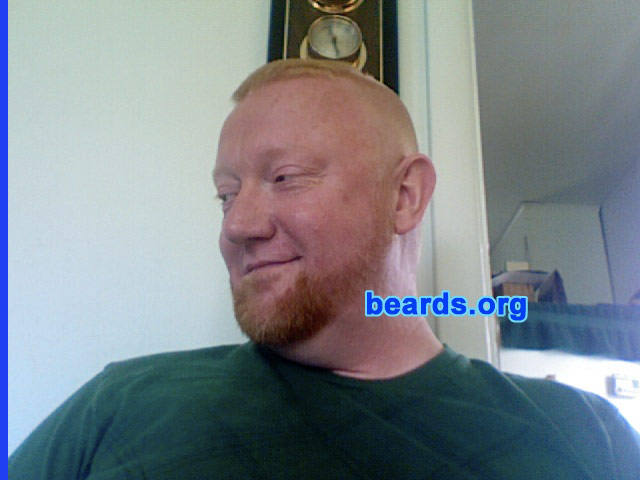 Tracy
Bearded since: 1985.  I am a dedicated, permanent beard grower.

Comments:
I grew my beard so I wouldn't have to shave all the time.

How do I feel about my beard?  Love it!!  Often manscape and change it, but never ever fully shave it off...
Keywords: chin_curtain