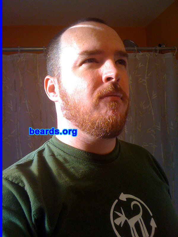 Tim P.
Bearded since: 1992.  I am a dedicated, permanent beard grower.

Comments:
I have had a goatee since I was nineteen. Now that I'm edging up on forty, I wanted to see if I could grow a good enough looking full beard to keep for life.

How do I feel about my beard? I LOVE IT! I cant wait to see it in a year from now!
Keywords: full_beard