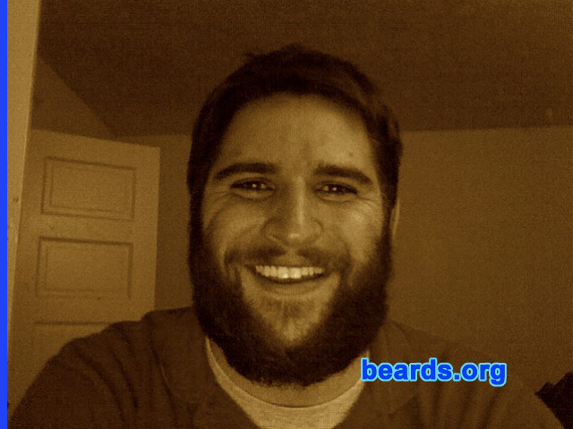 Andrew K.
Bearded since: 2005.  I am a dedicated, permanent beard grower.

Comments:
I grew my beard because they are majestic.

How do I feel about my beard?  I love it more than most people in my life.
Keywords: full_beard