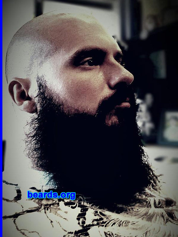 Adam
Bearded since: 2012. I am a dedicated, permanent beard grower.

Comments:
Why did I grow my beard? My father grew a beard every winter as far back as I can remember. It's just my turn.

How do I feel about my beard? I just wish it would grow longer and be more dense. But you are your own beard's biggest critic. I love it.
Keywords: full_beard