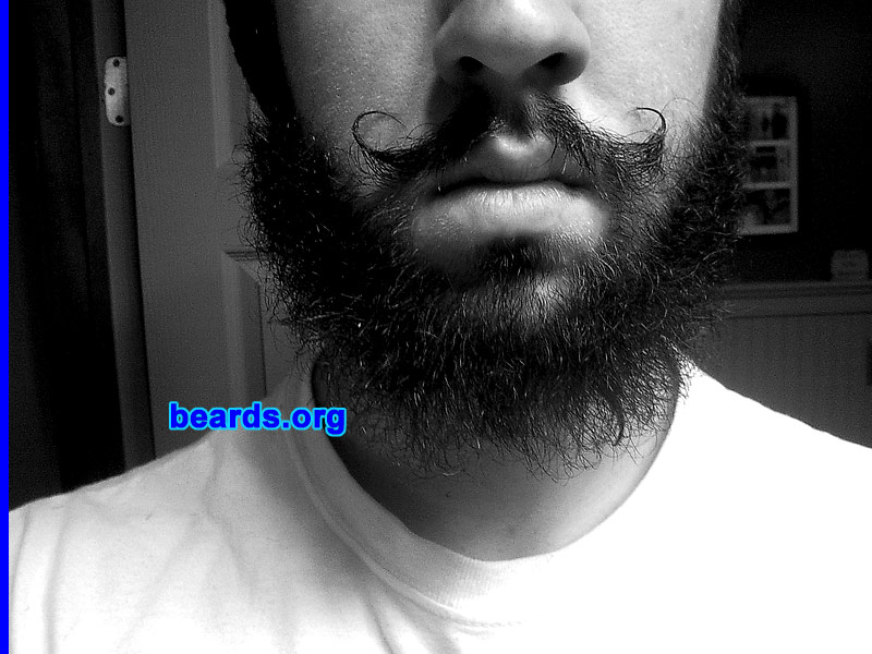 David G.
Bearded since: December 2011. I am an experimental beard grower.

Comments:
I grew my beard because I wanted to try one year with no shaving!

How do I feel about my beard? I have bad days and good ones. Mostly good days now.
Keywords: full_beard