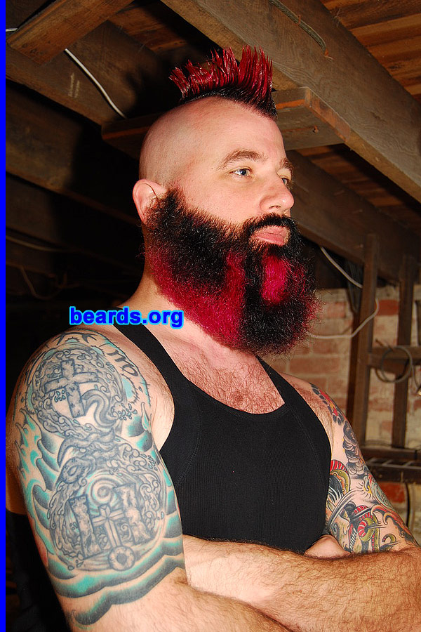 Joseph M.
Bearded since: 2010. I am an experimental beard grower.

Comments:
I grew my beard because No-shave November didn't end.

How do I feel about my beard? I feel it every day.
Keywords: full_beard
