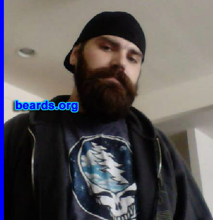 Josh E.
Bearded since: 1997. I am a dedicated, permanent beard grower.

Comments:
Why did I grow my beard? It just felt right and shaving just irritated my skin.

How do I feel about my beard? I love my beard.  It keeps me warm in the winter and without sunburn in the summer..
Keywords: full_beard
