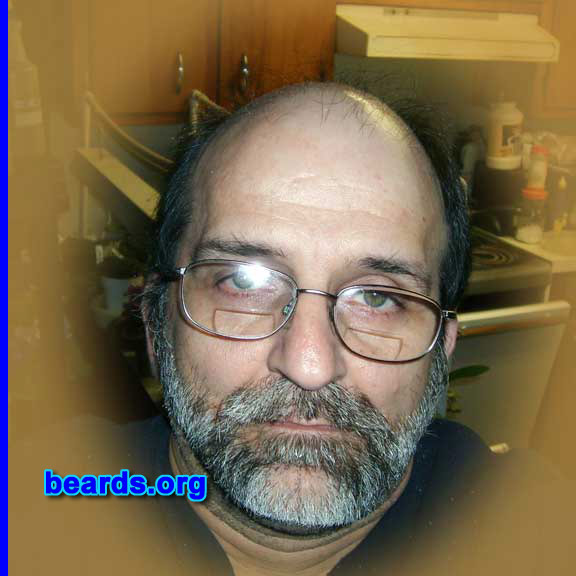 John U.
Bearded since: 1990. I am a dedicated, permanent beard grower.

Comments:
Why did I grow my beard? I originally grew it because I hate to shave.  So a beard meant less hair to shave off.

How do I feel about my beard? I LOVE my beard and it gives a masculine appearance.
Keywords: full_beard