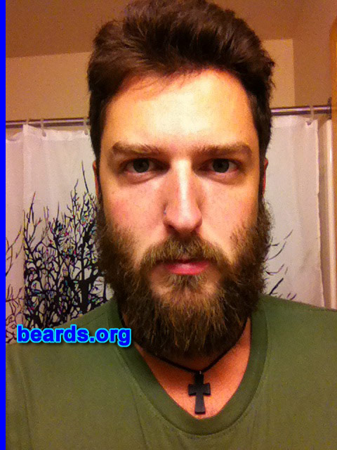 Mark L.
Bearded since: 2013. I am a dedicated, permanent beard grower.

Comments:
Why did I grow my beard? I just don't feel like myself without a beard.

How do I feel about my beard? I love my beard.  Just can't wait until it gets even fuller.
Keywords: full_beard