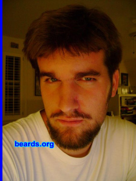 Stephen
Bearded since: 2003. I am a dedicated, permanent beard grower.

Comments:
I grew my beard because I wanted to experiment with something new.
Keywords: goatee_mustache