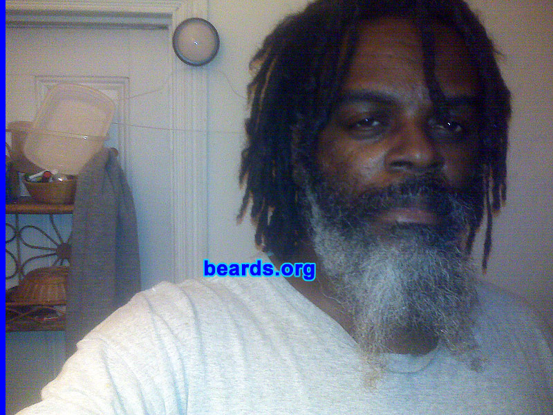 Shelton H.
Bearded since: 1977. I am a dedicated, permanent beard grower.

Comments:
I grew my beard because it's part of my body.

How do I feel about my beard?  It's part of my body.
Keywords: full_beard