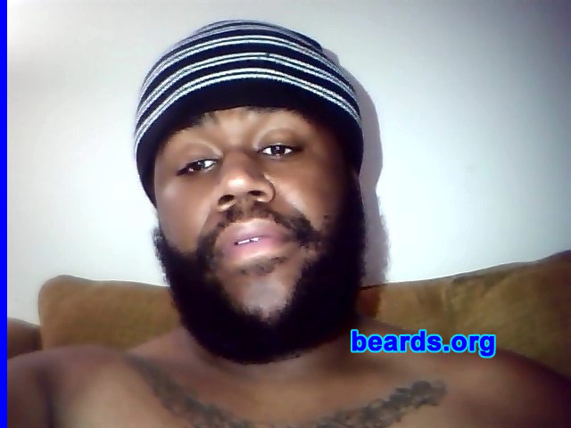 Benjamin
Bearded since: 2011. I am an experimental beard grower.

Comments:
I just decided one day to let it grow. My girlfriend hates it.

How do I feel about my beard? I like my beard. I wish it would grow in fuller but I guess that comes in time.
Keywords: full_beard