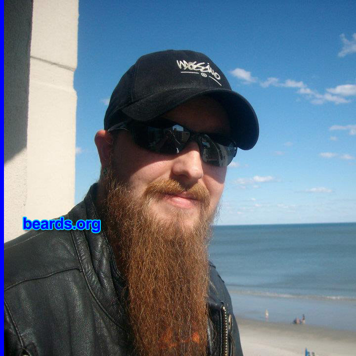 Jason T.
Bearded since: 1996 maybe. I am a dedicated, permanent beard grower.

Comments:
Why did I grow my beard? I just always liked having a beard.

How do I feel about my beard? I love my beard!! Ever since I could grow one, I have grown it. I started with a goatee and let it get long. Then I went full beard. I don't even remember what I look like without facial hair of some kind!
Keywords: full_beard