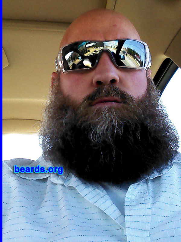 Nathan H.
Bearded since: 2004. I am a dedicated, permanent beard grower.

Comments:
Why did I grow my beard? I have always liked the beard look and believe men should have beard.  It's the one thing that's sets us apart from women and children. If I could just convince my wife. :)

How do I feel about my beard? Wish it were thicker, of course, but overall pleased. I feel I look better with than without. Will always have some type of facial hair. But like the full beard.
Keywords: full_beard