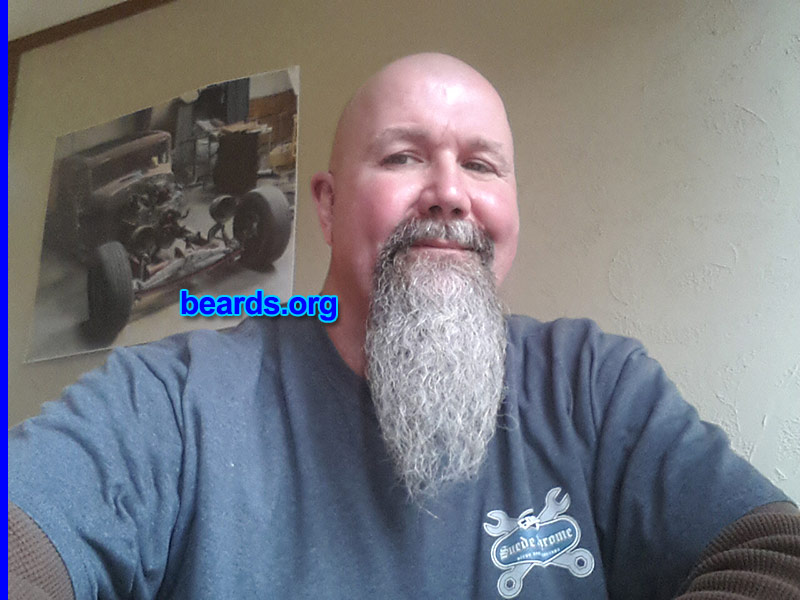 Steve E.
Bearded since: 2012. I am a dedicated, permanent beard grower.

Comments:
Why did I grow my beard? Started as an experiment.

How do I feel about my beard? I think it's awesome.
Keywords: goatee_mustache