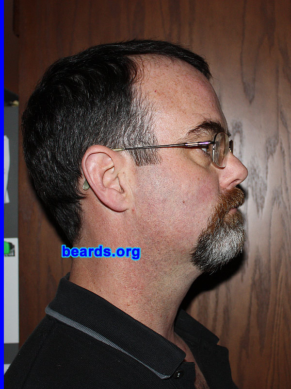 Chris
Bearded since: 2011. I am an experimental beard grower.

Comments:
I grew my beard because I wanted to try it out.

How do I feel about my beard?  I love my beard.  My wife doesnâ€™t.
Keywords: goatee_mustache