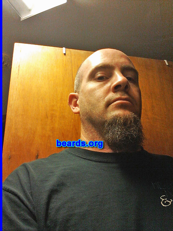 Jeff
Bearded since:  2004. I am an occasional or seasonal beard grower.

Why did I grow my beard? I just think i look better with a beard or some kind of facial hair.  I hate shaving.

How do I feel about my beard? I like my beard.  Just going to let it grow longer and see what happens.
Keywords: goatee_only