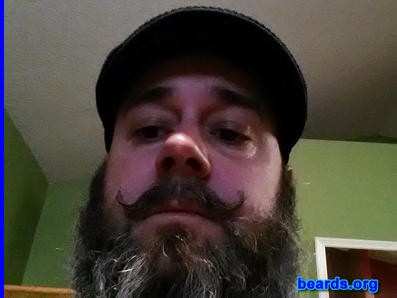 Jason G.
Bearded since: 2013.  I am an experimental beard grower.

Comments:
Why did I grow my beard? New job.  Don't have to shave.
Keywords: full_beard