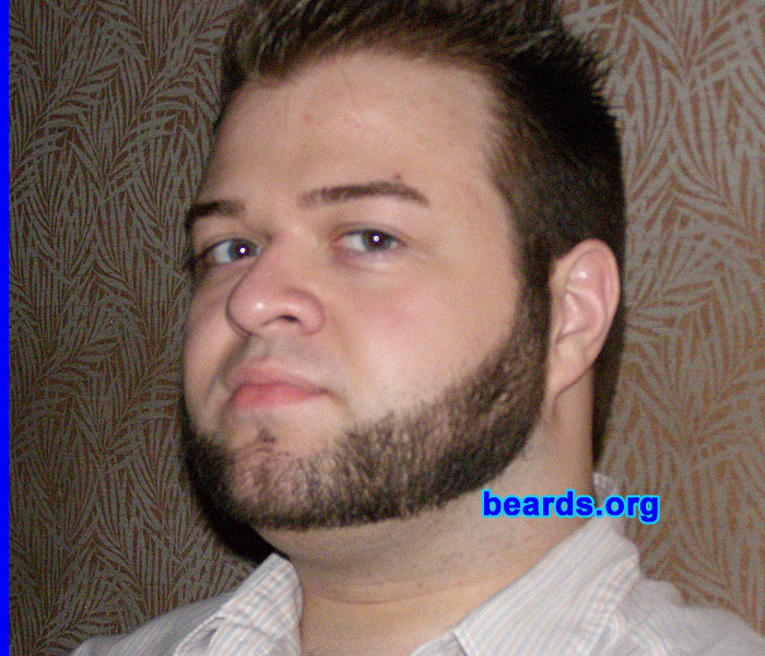 Steve C.
Bearded since: 2005.  I am an experimental beard grower.

Comments:
I grew my beard because, without it, I just don't feel the same. I've had mutton chops seasonally in between full beards and goatees for about three years now.

How do I feel about my beard?  I love trying to find the best styles to fit my frame and face and muttons and chin curtains have always been my favorites.
Keywords: chin_curtain