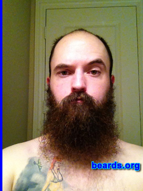 Bryan
Bearded since: July 2012. I am a dedicated, permanent beard grower.

Comments:
Why did I grow my beard? Because beard is all that is man.

How do I feel about my beard? I feel great about my own beard. It's always a work in progress, but work that soothes the manly soul. Also I could use a little extra length.  Haha.
Keywords: full_beard