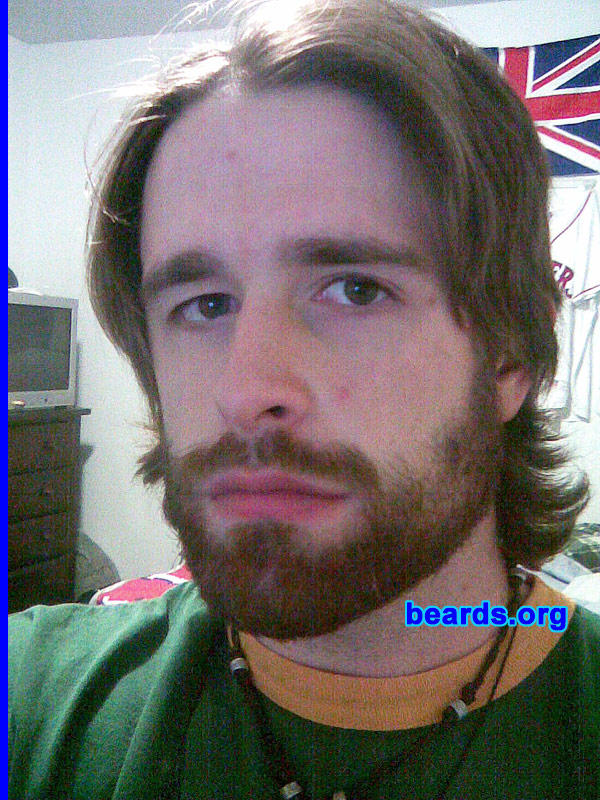 Chris
Bearded since:  late October 2009.  I am an experimental beard grower.

Comments:
I started with the no-shave November in 2009.  I was shaving it off December 1st at 12:00 AM.  It was super hard to trim with my trimmer and it was then I looked at my beard and decided it ain't going anywhere for a while.

How do I feel about my beard?  I love it.  I've tried to grow a beard before, but it was patchy in spots and my goatee and mustache weren't the best.  But over the years and with aging it has filled in a lot better and I love the mountain man look.
Keywords: full_beard
