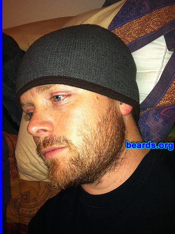Chris
Bearded since: 2013. I am an occasional or seasonal beard grower.

Comments:
Why did I grow my beard? Because I can.

How do I feel about my beard? Not sure if it will grow in fully!
Keywords: full_beard