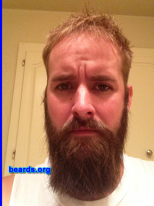 Chantz
Bearded since: 2012. I am a dedicated, permanent beard grower.

Comments:
Why did I grow my beard?  Because I'm a man and real men have beards!

How do I feel about my beard? I couldn't ask for a better beard! Still wanting it to be longer, but happy with the progress so far.
Keywords: full_beard