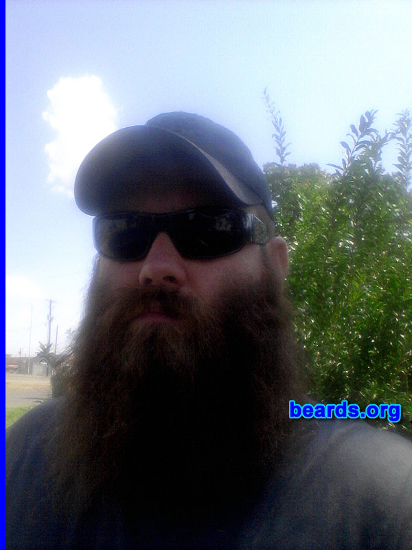 Chad A.
Bearded since: 2013. I am a dedicated, permanent beard grower.

Comments:
Why did I grow my beard? I started my beard this year mainly just to see what kind of beard I can grow. Going for terminal length.

How do I feel about my beard? I feel great about having a beard. I do not think I could go back to not having it.
Keywords: full_beard