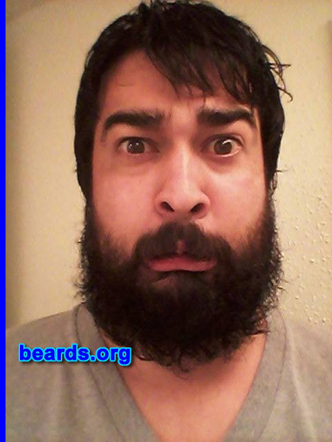Josh
Bearded since: 2006. I am a dedicated, permanent beard grower.

Comments:
Why did I grow my beard?  Because my chin is that of a girly one.

How do I feel about my beard? I feel great, kind of like climbing a mountain and slaying a dragon.
Keywords: full_beard