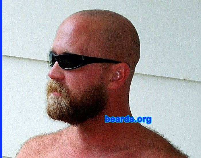 Matt
Bearded since: 2000.  I am a dedicated, permanent beard grower.

Comments:
My father always had a beard while I was growing up, so I'm a long time admirer. However, I couldn't grow a full beard until my mid-20s. Beards tend to bring out a man's distinctive features, and my red beard in particular gets many positive comments.

How do I feel about my beard?  I love my beard and I cannot foresee a time when I don't have some type of facial hair. Sometimes I vacillate between a shorter or a longer length, but it's here to stay!
Keywords: full_beard