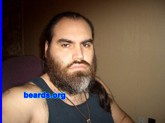 Marshall
Bearded since: 2008.  I am a dedicated, permanent beard grower.

Comments:
I grew my beard because I got tired of shaving.

How do I feel about my beard? Sexiness.
Keywords: full_beard