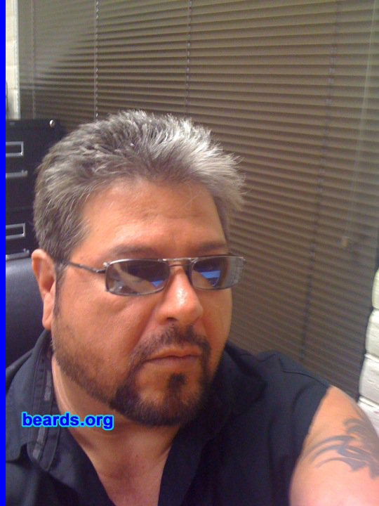 Mike S.
Bearded since: 2008.  I am an occasional or seasonal beard grower.

Comments:
I grew my beard just to see what I would look like.

How do I feel about my beard? I'm really starting to like it.
Keywords: goatee_mustache