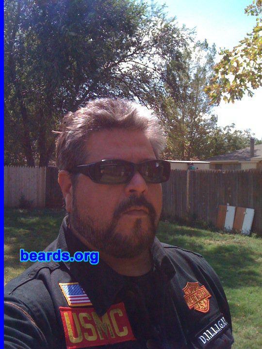Mike S.
Bearded since: 2008. I am an occasional or seasonal beard grower.

Comments:
I grew my beard just to see what I would look like.

How do I feel about my beard? I'm really starting to like it. 
Keywords: full_beard