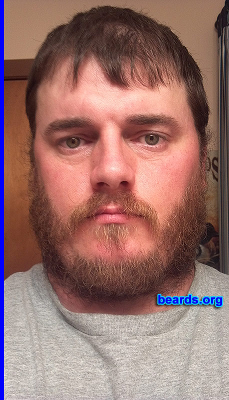 Matt C.
Bearded since: 2012. I am an experimental beard grower.

Comments:
Why did I grow my beard? Experimental.

How do I feel about my beard? So far so good.
Keywords: full_beard