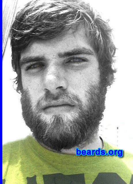 Nathan S.
Bearded since: 2005. I am an occasional or seasonal beard grower.

Comments:
Why did I grow my beard? When I grow my beard out it is usually for my fiancÃ© because she loves it! I try to participate in No Shave November also, but I have to keep it shaved for work a lot.

How do I feel about my beard? I love my beard. I miss it when I have to say goodbye. I get a lot of compliments on it. I've been called the Beard Master of my generation.
Keywords: full_beard