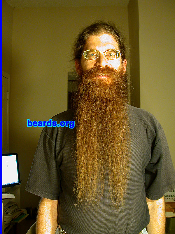 Oren
Bearded since: 2005.  I am a dedicated, permanent beard grower.

Comments:
I grew my beard to find out what I really look like -- I have not looked back since.

How do I feel about my beard? My beard makes me feel anatomically complete, whole.
Keywords: full_beard