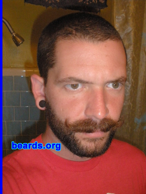 Smitty R.
Bearded since:  2002.  I am a dedicated, permanent beard grower.

Comments:
I grew a beard to cover a skin disease.  The disease has left, but I kept the beard.

How do I feel about my beard? It's okay.  I don't rate it the best.
Keywords: full_beard
