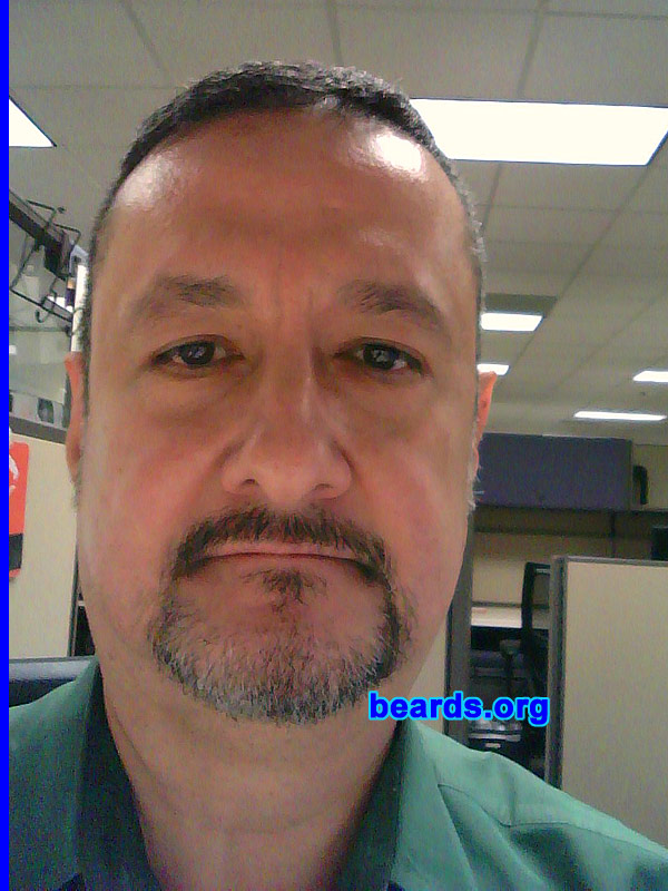 Sid
Bearded since: 1994. I am an occasional or seasonal beard grower.

Comments:
I grew my beard because it felt like the right thing to do.

How do I feel about my beard? Wish it were fuller.
Keywords: goatee_mustache